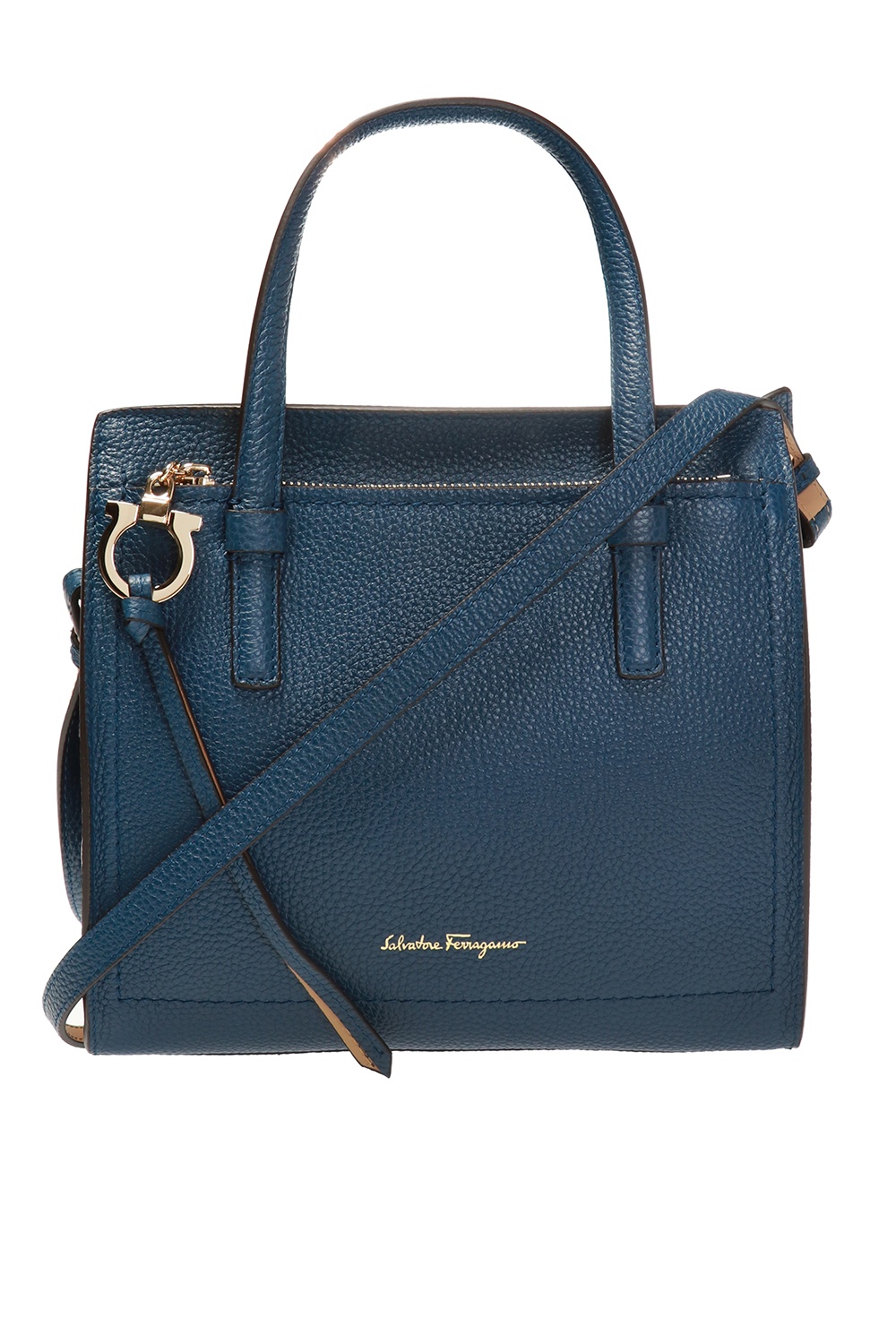 salvatore ferragamo amy medium leather shoulder bag